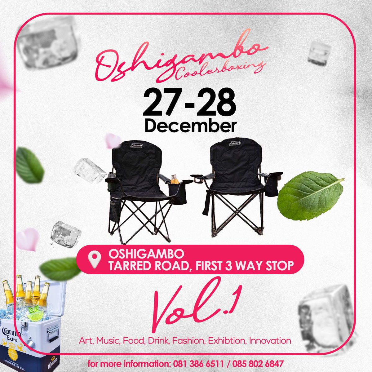 Oshigambo_cb's tweet photo. Counting down the days 
Beverage stalls available 
#Innovation 
#YouthEmpowerment https://t.co/qXOUIg5bfj
