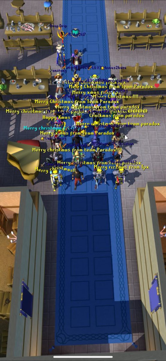 Osrs_Lar's tweet photo. Merry Christmas from Team Paradox https://t.co/X2eJetP4TS