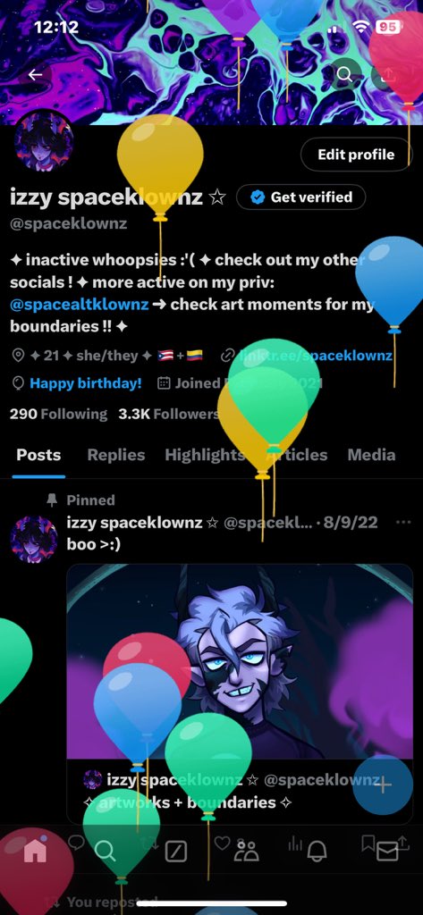 izzy spaceklownz ✩ tweet media