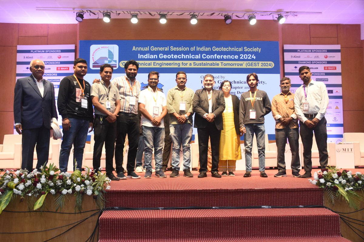 MIT_Updates's tweet image. The valedictory function of Indian Geotechnical Conference 2024 being held at MIT Manthan Hall, took place in the afternoon of 21st Dec (Saturday). #mit_csn #conference #geotechnology #geotechnicalengineering #civilengineering