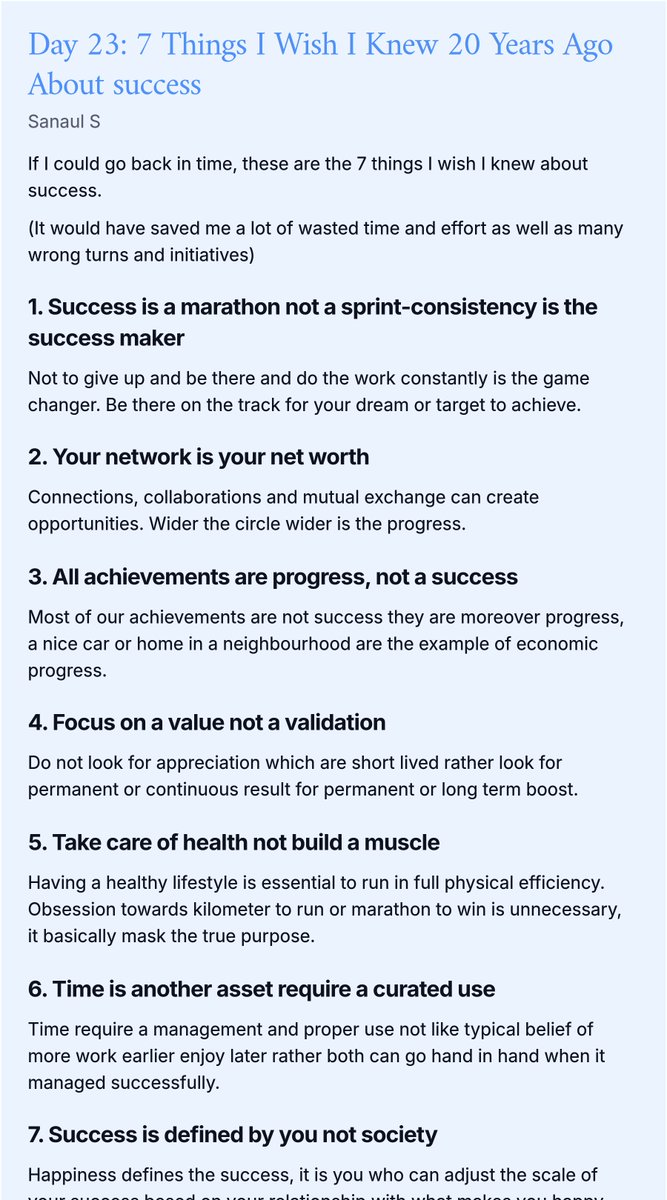 sanaulone's tweet image. #sevenlifelessons,#successisascience