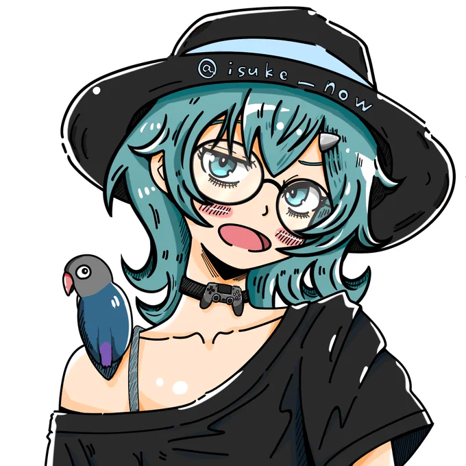 めっちゃどうでもいい事なんだけど、アイコンの服の色を変えました～。Xなので黒っぽく…。 オリキャラなんだけど結構気に入っているのよこのコ