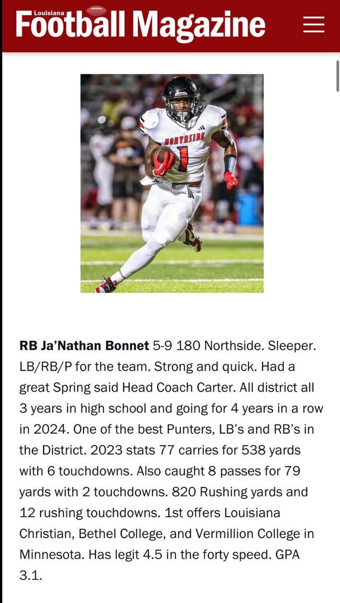 Wake them up uno. Let them know you really got the city hot.👀 <a href="/CoachDomParello/">Dom Parello ‘19</a> @Believein75 <a href="/SCOT_FB/">Small College Football Offer Tracker</a> <a href="/CruFootball/">UMHB Football🏈</a> <a href="/McNeeseFB/">McNeese Football</a> <a href="/coachbruno1911/">Coach Tyler Bruno</a> <a href="/CoachTReese/">Thomas Reese</a> <a href="/MikeCoppage1/">Mike Coppage</a> <a href="/CoachMGiuliani/">Mike Giuliani</a> <a href="/RecruitLouisian/">Recruit Louisiana™️</a> <a href="/LAvsAllYall/">Louisiana vs. All Y’all</a>