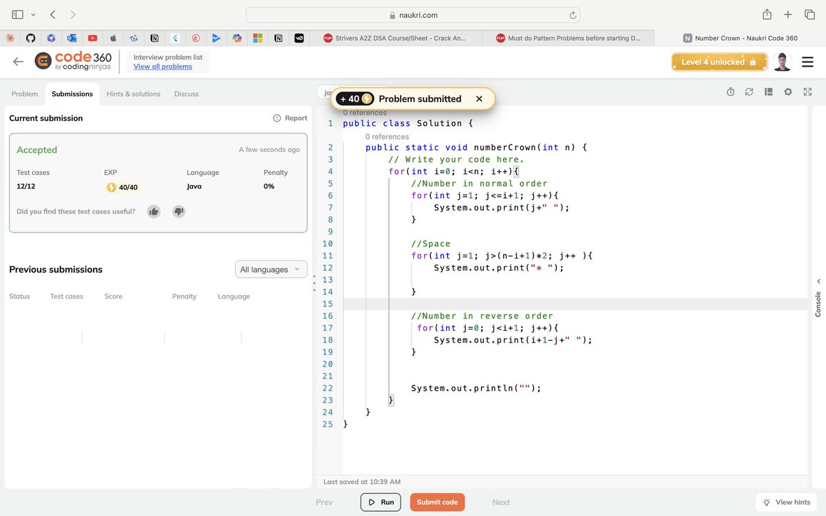 MrxAmjad's tweet image. Dear @CodingNinjasOff @clicknaukari , It&apos;s really sad see, You code validation or  Test case validation or Code submission validation really very weak. Kindly work on these to be like @LeetCode.  @CodeNinjaInc @kirat_tw #CodeValidation #DSA #SystemDesign #IDE