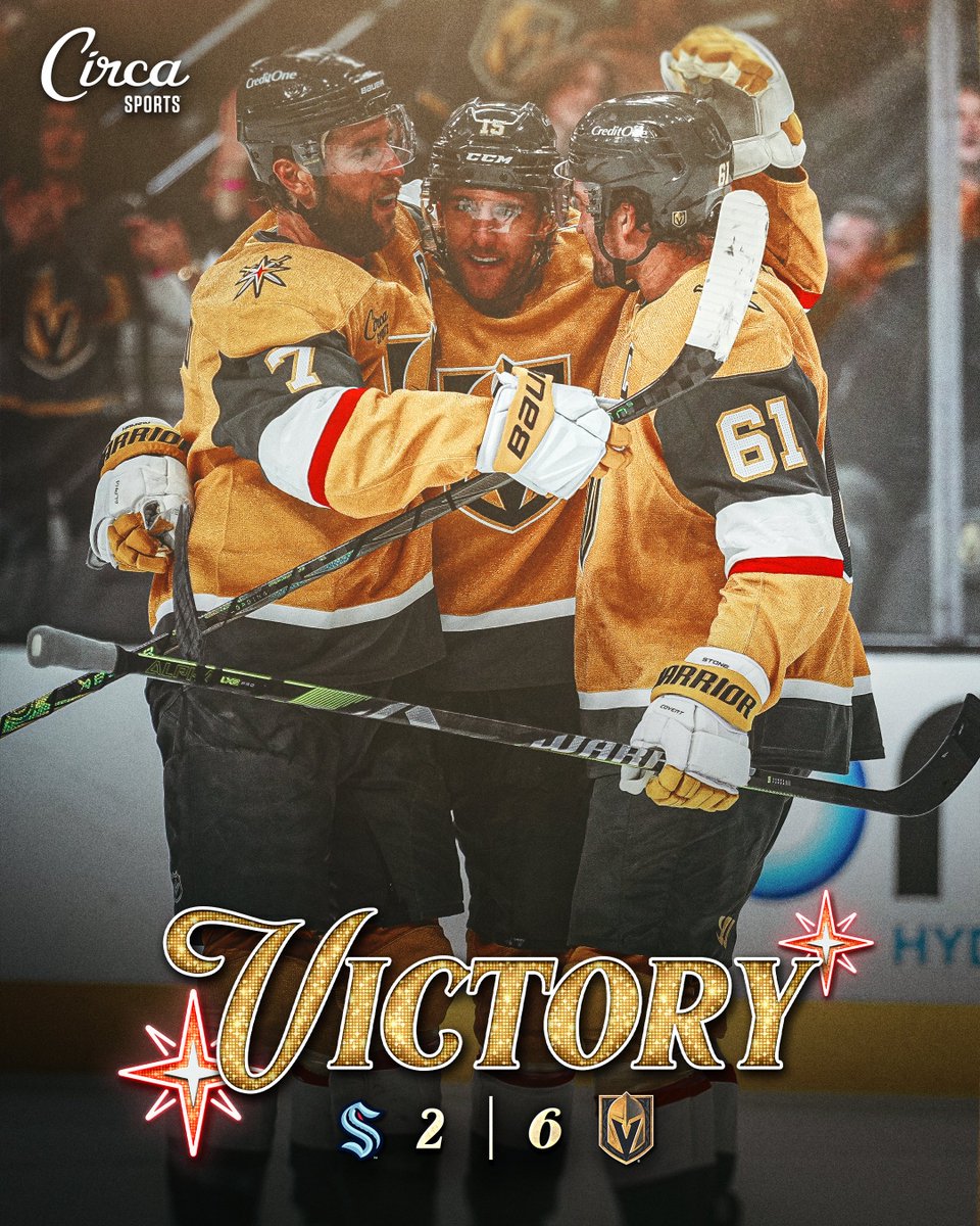 GoldenKnights's tweet photo. VICTORY IS OURS 🙌

#VegasBorn | #TheGoldenAge https://t.co/OyeNxyOV1n