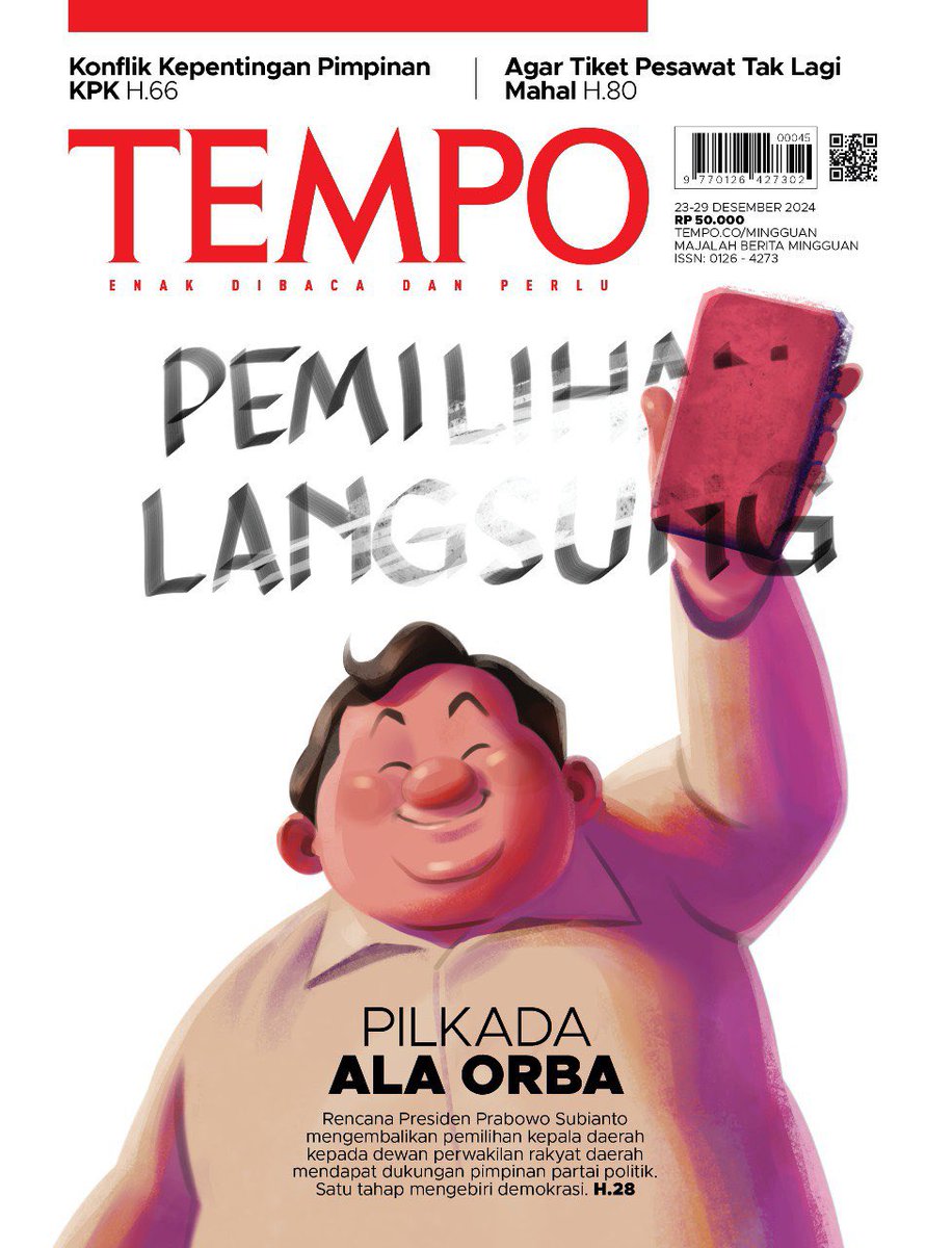 tempodotco's tweet photo. Belum 100 hari menjadi presiden, Prabowo Subianto membuat banyak “gebrakan”. 

#Tempodotco #TempoPlus https://t.co/2Tbsdm9yH3