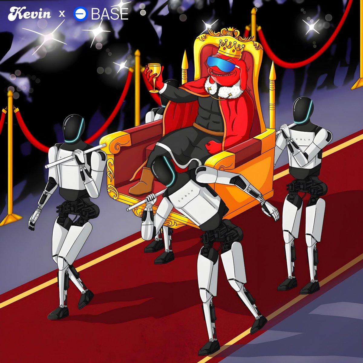 Kevin0nBase's tweet photo. Even Elon’s #TeslaBots know $KEVIN IS KING 👑 😤
@elonmusk #Optimus #KevinIsKing https://t.co/MTd40jnSF5