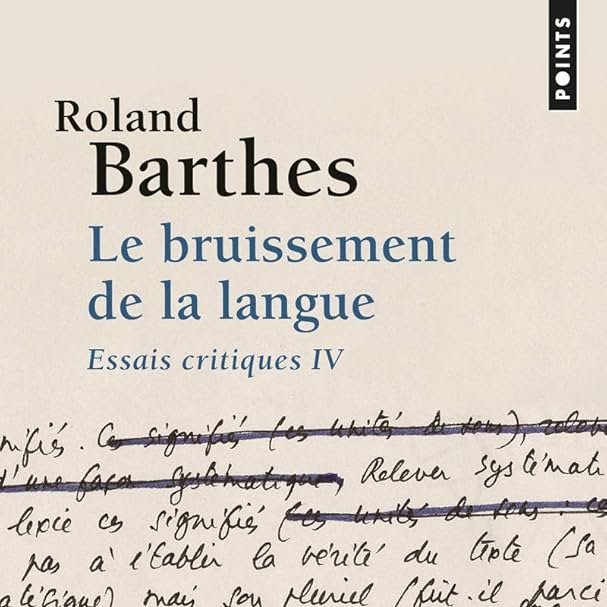Bon dimanche, Twitter.

"Nous parcourons la vie d'écluse en écluse; à certains points du parcours, il y a des seuils, des dénivellations, des secousses; l'âge n'est pas progressif, il est mutatif" #Barthes