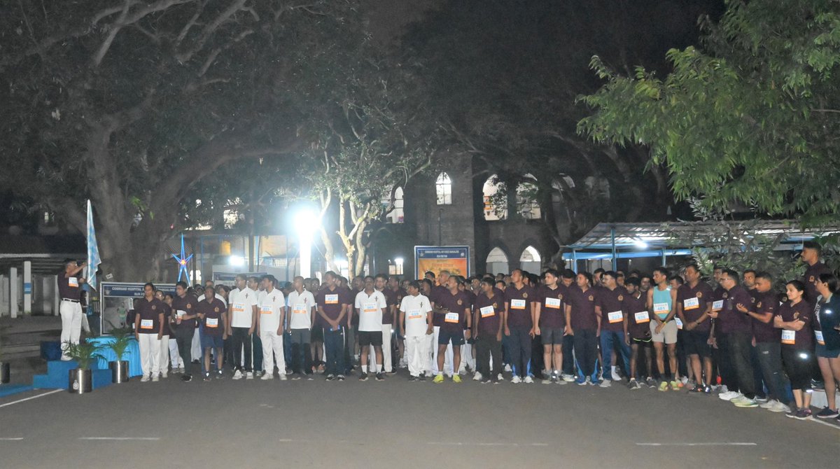 tracomiaf's tweet image. #VijayDivas2024 : Command Hospital Air Force Bengaluru (CHAFB) @IAF_MCC organised a 5KM #RunforFun  on 22 Dec 2024 in honour of the supreme sacrifice by the martyrs of the #1971War.