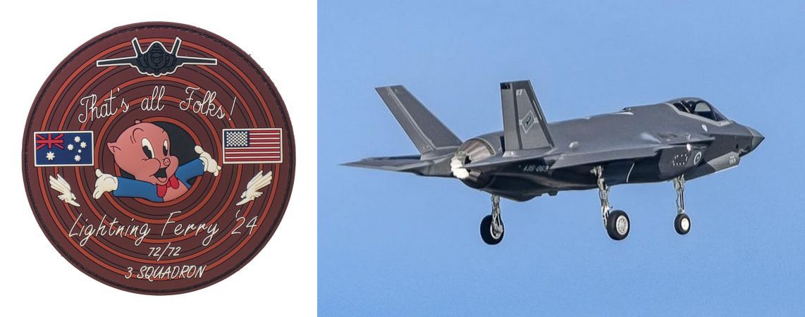 CoronetEast's tweet photo. Three RAAF F-35s departed from Honolulu #PHNL to RAAF Williamtown #YWLM as #ASY1266 flight, December 17th 2024. Supporting #ALTRV Lightning Ferry 24 were ASY845 (A39-004) and ASY835 (A39-005). These were the final 3 of 72 ordered. Audio with center: https://t.co/iftfYY9SD0
πΊπΈπ¦πΊ https://t.co/W6H5jY0eg8