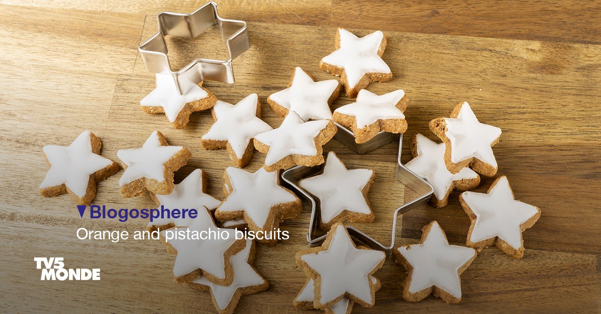 TV5MONDEapac's tweet image. #Blogosphère 
👨🏻‍🍳 Want to enjoy a gourmet pause with these orange and pistachio biscuits? 
Discover our recipe ▶️ bit.ly/3Dhz_TV5MONDEa…