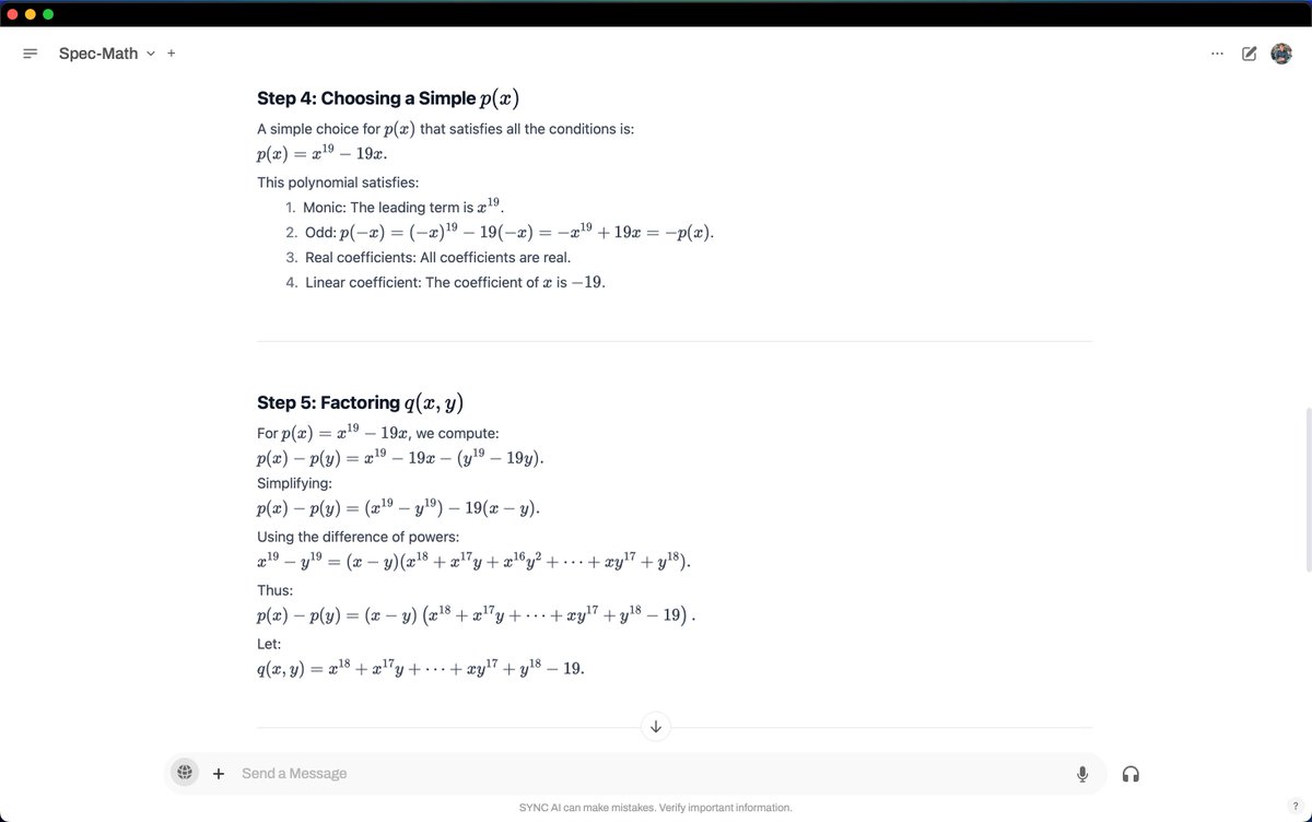 SVECTOR_'s tweet photo. Introducing SPEC-MATH, Our m
Model surpassing all benchmarks and solving 4 IMO 2024 problems with unmatched precision.
With deep logical reasoning, SPEC-MATH sets a new standard in mathematical AI.
Apply for early access: https://t.co/kyhDqV2vrw
#SVECTOR #AI #Mathematics #Math https://t.co/28NrS2zDfk