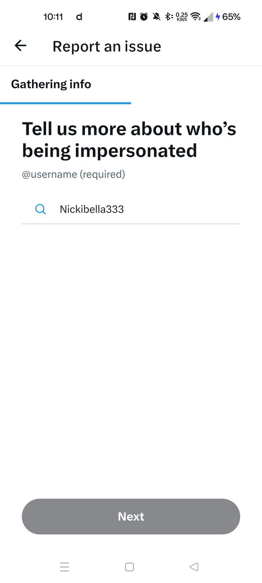 Ravengaming81's tweet photo. @nickibella333 Sorry hon. I tried, but it looks like I'm having similar issues with reporting this fake account too https://t.co/fz282Lwbln