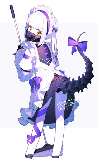 アクスタ作る用に描いたメイドアインちゃん! 