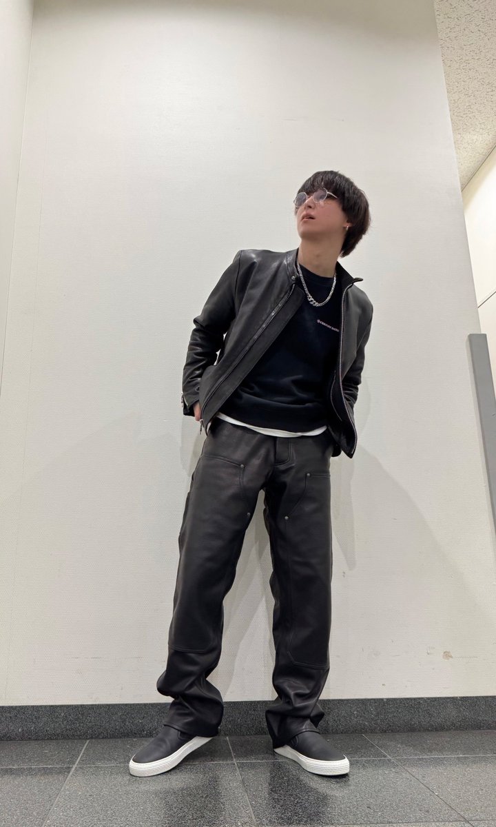 冬はレザーだよな！！！ フルレザーコーデ