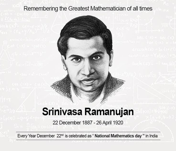 BOHRA0307's tweet image. ज़िंदगी एक गणित है,
जिसमें दोस्तों को जोड़ो,
दुश्मनों को घटाओ,
दुखों का भाग करो 
खुशी के पलों का गुणा करो 
अच्छे समय का वर्ग करो
स्वार्थ का वर्गमूल करो ।।
🔢✖️➕➖➗🟰🔢
#NationalMathematicsDay 🇮🇳
#Ramanujan #jayanti
@KVS_HQ @JaipurKv2
#श्रीनिवास_रामानूजन @EduMinOfIndia