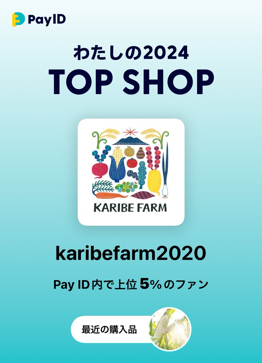#PayIDわたしの2024TOPSHOP

2024年、<a href="/PayID_jp/">Pay ID（ペイ アイディー）</a>で一番お買いものしたショップを紹介します！

▼ショップを見る▼
payid.onelink.me/N4L9/ba93xpqw