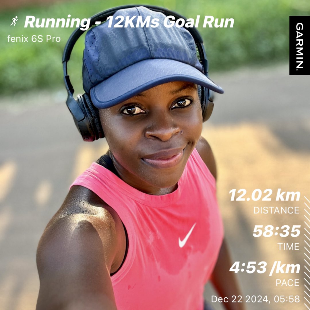 Joch265's tweet image. 12KMs Goal Run✔️🥵🏃🏽‍♀️☀️ 
#justarunningmama🏃🏽‍♀️ #whyirun