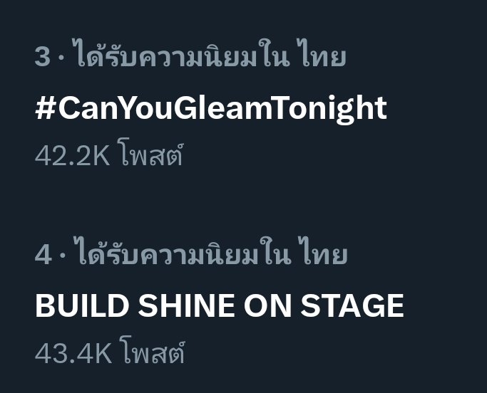 มาเอายอดแท็ก50K กันนน

BUILD SHINE ON STAGE
#CanYouGleamTonight