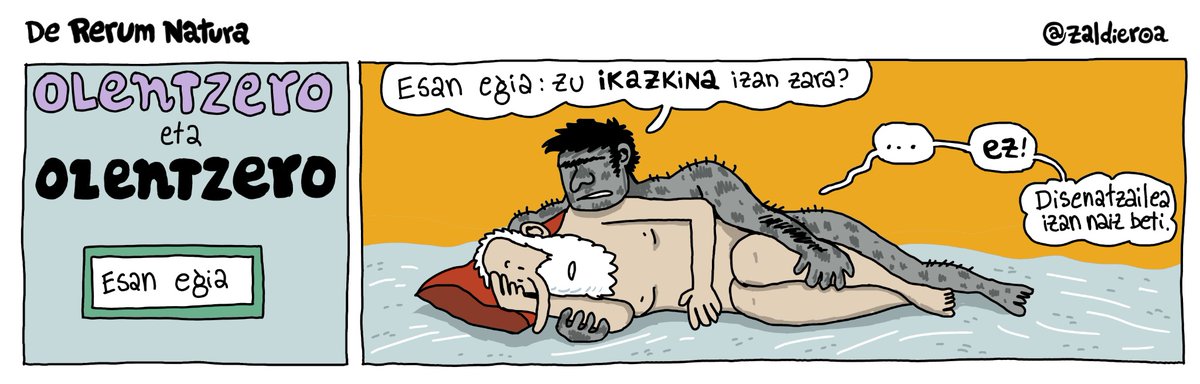 Gaurko zinta <a href="/berria/">Berria.eus</a> n, Olentzero eta Olentzero.