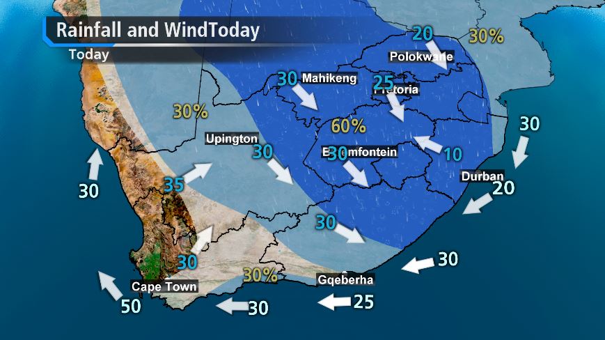 Here's a look at your weather for today.

#MorningLive 
#sabcnews