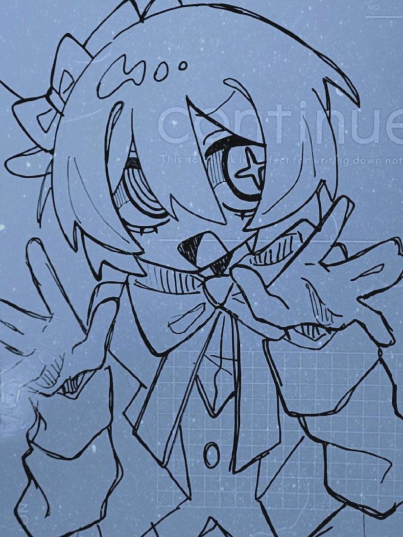 ノートに描いた🎀🪄︎︎