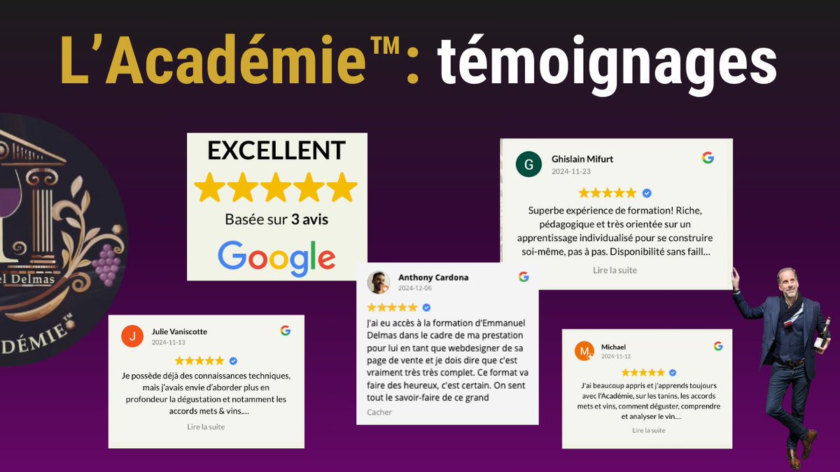 Témoignages qui tombent, de mes 1ers élèves 🔥