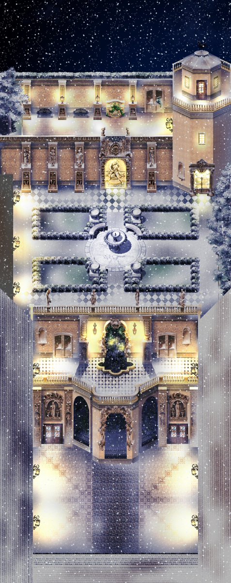 ✦再掲✦
Modeled after Palazzo Nicolosio Lomellino🏰
#rpgmaker #parallaxmap