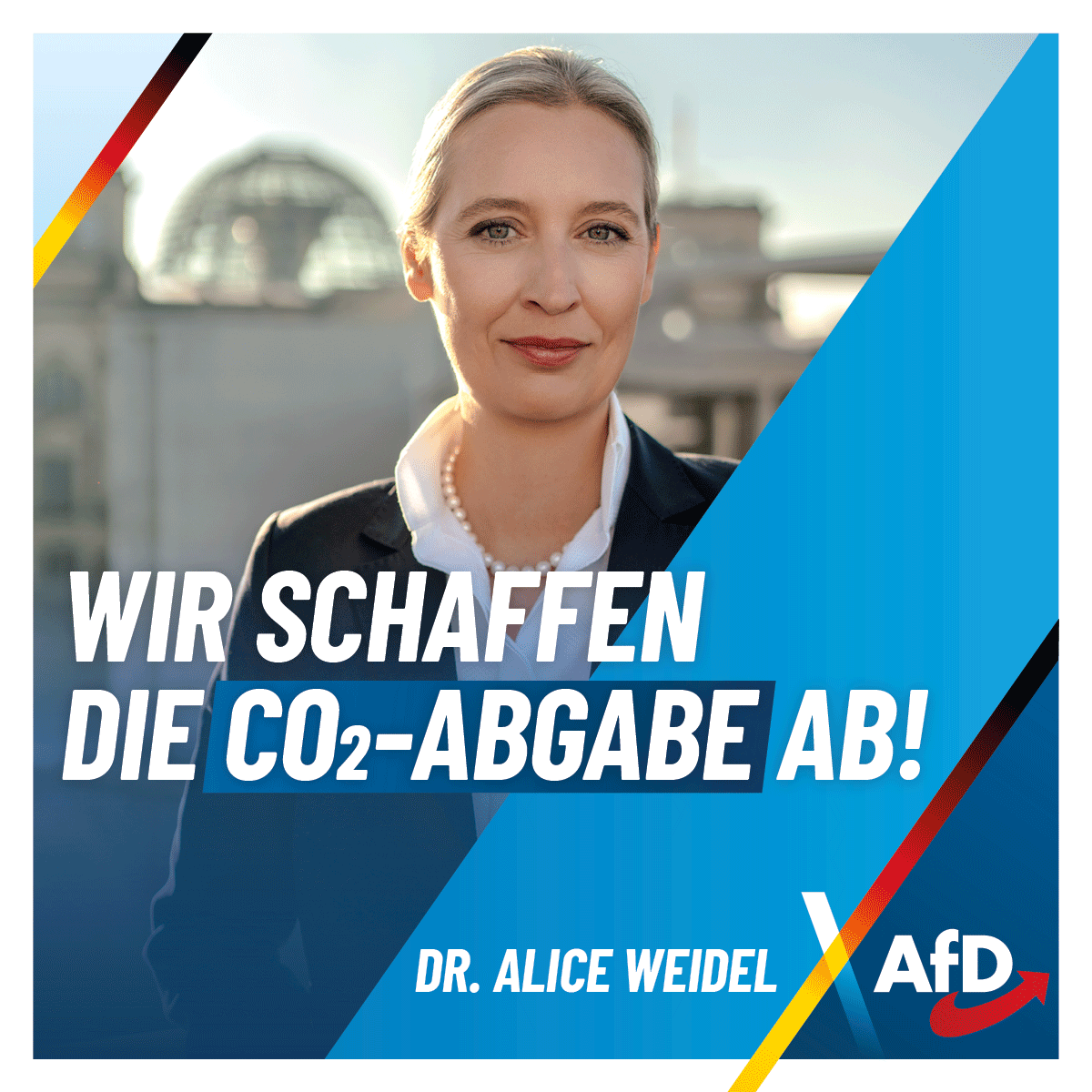 Alice_Weidel's tweet photo. Unser Zukunftsplan für Deutschland: "Einkommen-, Konsum- und Unternehmenssteuern senken. Einkommensteuerfreibetrag auf 14.000 Euro erhöhen und die Unternehmenssteuern auf ein konkurrenzfähiges Niveau senken. Die CO2-Abgabe kassieren und Energiesteuern massiv senken." #TeamWeidel #DeshalbAfD #AfD
Jetzt informieren: [https://t.co/B0QFIdbdsZ](https://t.co/B0QFIdbdsZ "/linkBuilder_v6y28b5maOY6Czn7SHuJw")