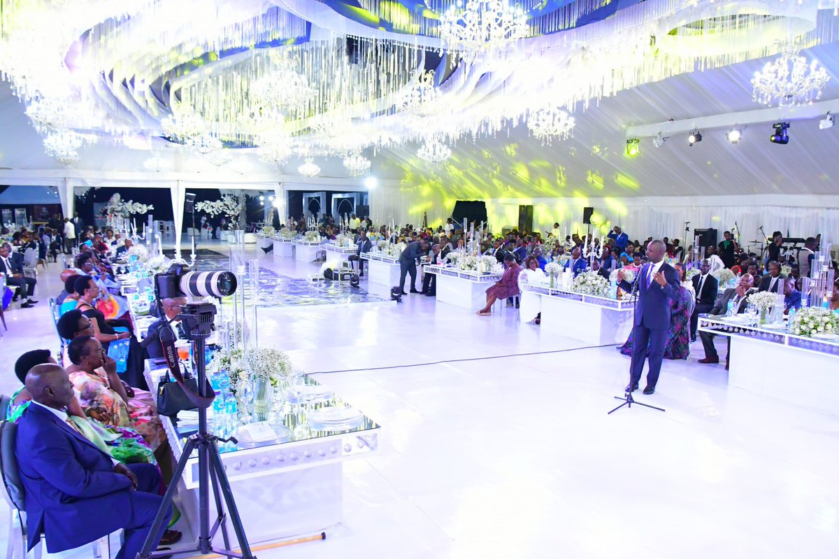 Congratulations, my brother Col. James Nkojo, and your dear wife, Deborah Kyokunda, on your colorful wedding. I wish you the best in your marriage.