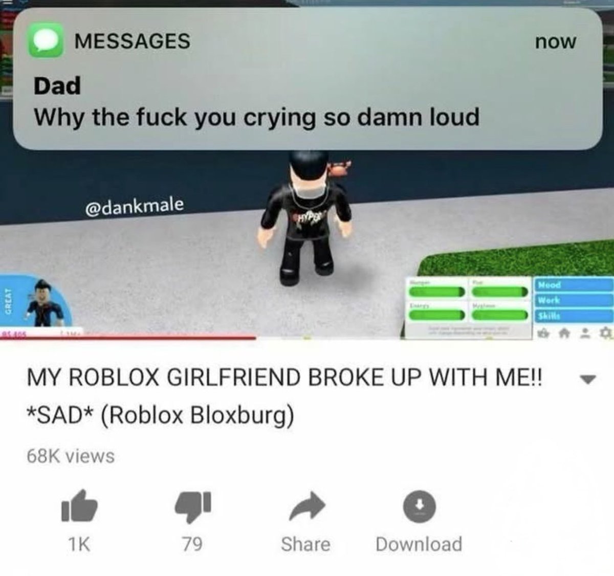 Roblox Out Of Context tweet media