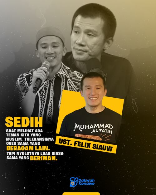 Sedih saat melihat ada teman kita yang muslim, toleransinya over sama yang beragama lain. Tapi nyolotnya sama yang beriman.