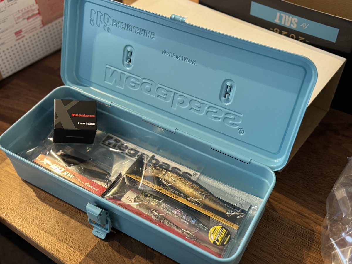 まさか届くとは
早くてビビる
キリンジ120、超ヘビだわ
#megabass
#solt
#2025福袋