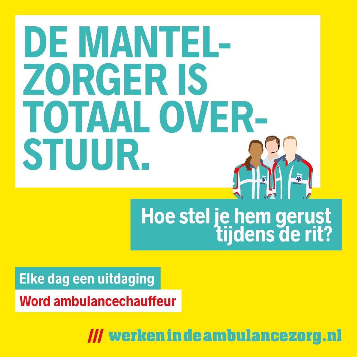 Parate dagdienst  #ambulancehulpverlening bij acute nood bel 112 of via de app 112NL