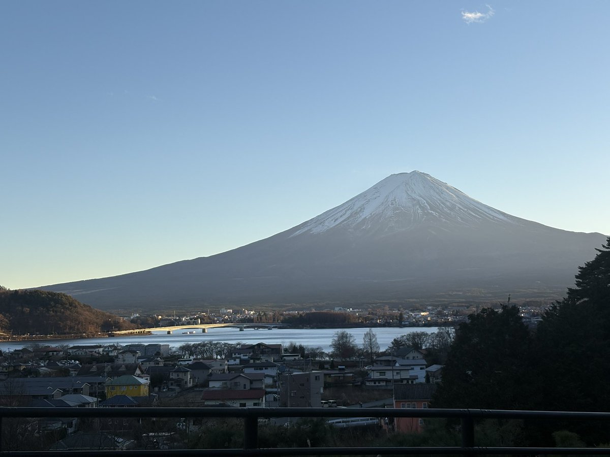 河口湖と富士山 #旅行