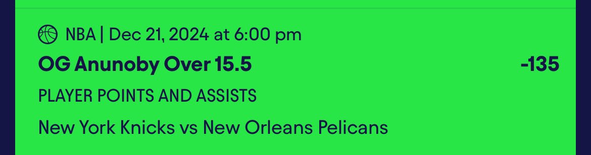 Cosmic_Bets's tweet photo. Cooked in the cord today🔥

8-1 on book player props

OG Anunoby O 15.5 PA✅
CJ McCollum U 2.5 TOs✅
Mo Wagner U 15.5 P✅
Spencer Dinwiddie over 13.5 PRA✅
Bradley Beal over 3.5 A✅
Chiefs -3✅
Nic Claxton over 1.5 BLKs✅
James Harden under 3.5 3PM✅
Herb Jones over 1.5 3PM🪝 https://t.co/9WQidD75c8