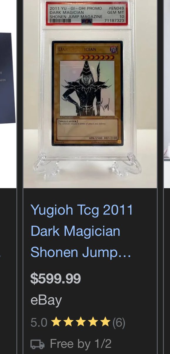 SSMerckTheJerk's tweet photo. super randomly found this untouched rare Dark Magician card in a super old shonen jump magazine earlier.. 
pretty insane tbh…

getting it appraised asap!💯 https://t.co/td7PCK705M