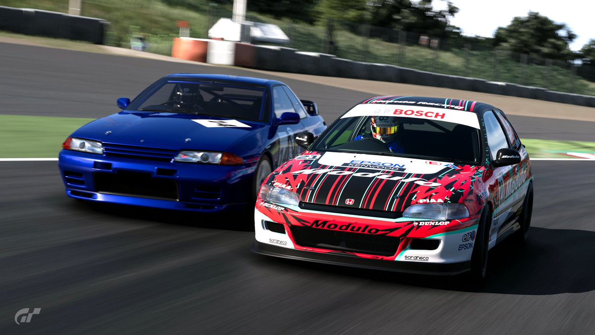 namekopro's tweet photo. KGTC Nos Rd.5
予選:P8
決勝:暫定P5
不利なシビックでしたが、タイヤマネジメントを
最後までやり切って
見事R32を3台すべて食えました!
終盤190Eを抑えきれなかったのが悔やまれますが
良いレースだったと思います!
#KGTC https://t.co/phzcUmd3Tx