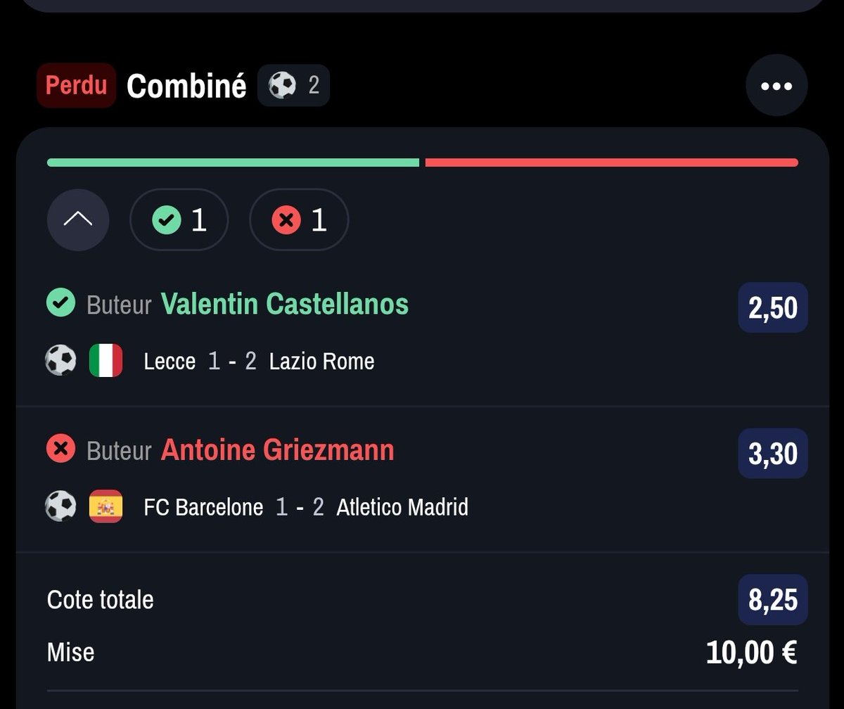 alexjonki1's tweet photo. @WinamaxSport  je demande l'application de la garantie buteur sur Griezmann qui a été remplacé par sorloth et qui a marqué. Merci https://t.co/dVAXQvq410