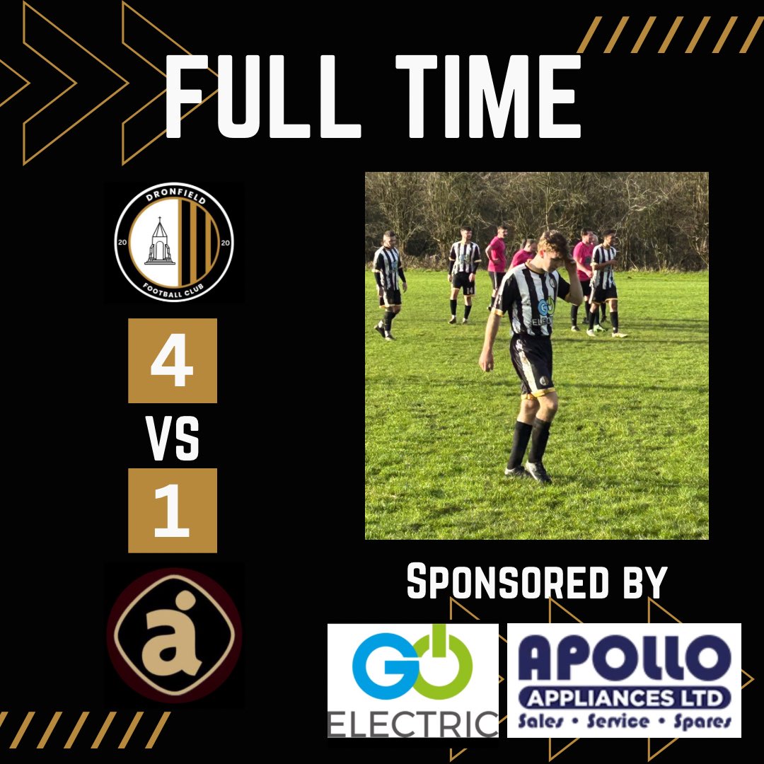 Dronfield Oak (C) (@dronfieldoak) on Twitter photo And that’s 2024 done and dusted, we claim all 3 points in a very fiercely contested game, but the lads stuck to there tasks and ran out deserved winners.
We look forward to 2025 and anything it can throw at us!
Up the mighty DFC OAK
<a href="/ChesterfieldSL/">ChesterfieldSLeague</a> <a href="/AllInnFC/">All Inn FC</a> @dronfield_fc And that’s 2024 done and dusted, we claim all 3 points in a very fiercely contested game, but the lads stuck to there tasks and ran out deserved winners.
We look forward to 2025 and anything it can throw at us!
Up the mighty DFC OAK
<a href="/ChesterfieldSL/">ChesterfieldSLeague</a> <a href="/AllInnFC/">All Inn FC</a> @dronfield_fc