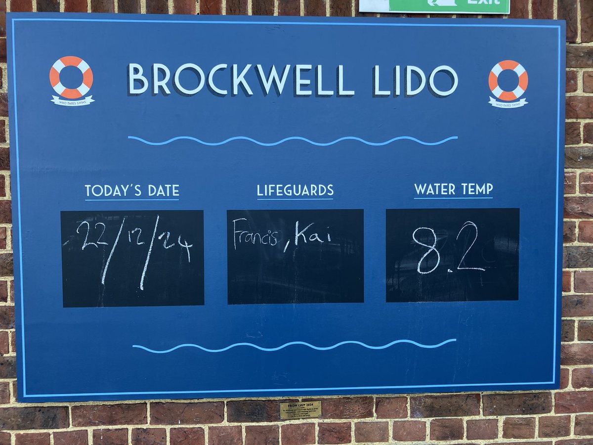 Another chilly 3 laps <a href="/Brockwell_Lido/">Brockwell Lido</a>, finished with a gourmet hotdog from the Farmer’s Market.