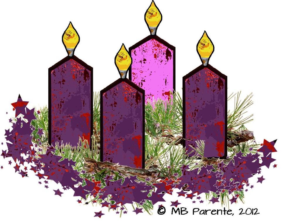 Advent Wreath Prayer- Week 4: “Dear Jesus, may the light of Your love always shine in our hearts. As Christmas draws closer, we marvel at Your great love for us. Let Your love transform our lives &amp; touch everyone we encounter. Our hearts are open to You, Jesus. Amen.”