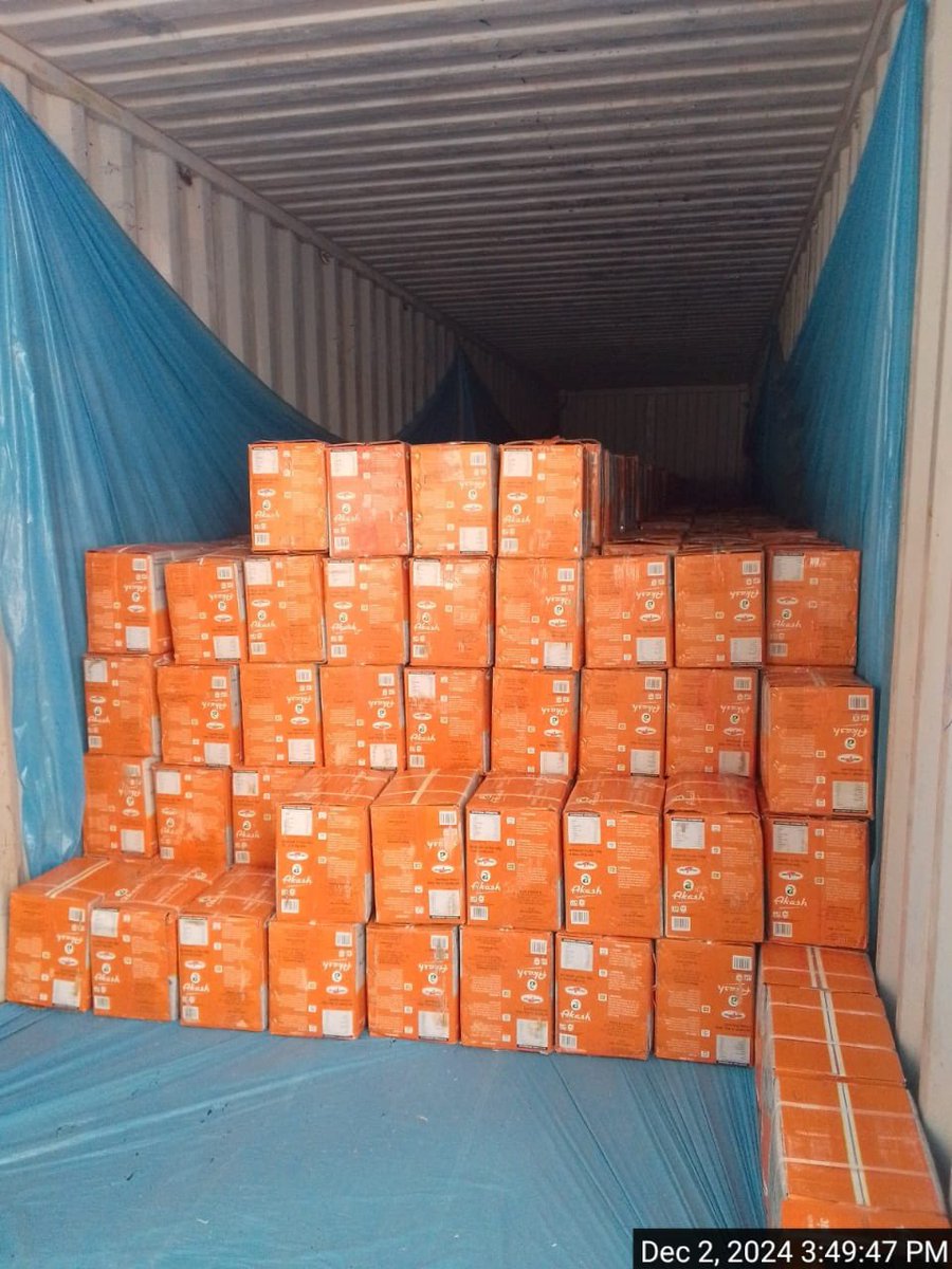 AbzAgro's tweet photo. 20 container ( 500,000 kg / 500 MT ) of Indian Basmati Rice for International Market

#abzagro #1121rice  #sellarice #steamrice #rice #basmatirice #indianbasmatirice #ir64 #pr11 #foodafrica #gulfood #sialparis #anuga #hktdcfoodexpo #biofach #finefoodaustralia #summerfancyfoodshow https://t.co/I4gSAp6oQM
