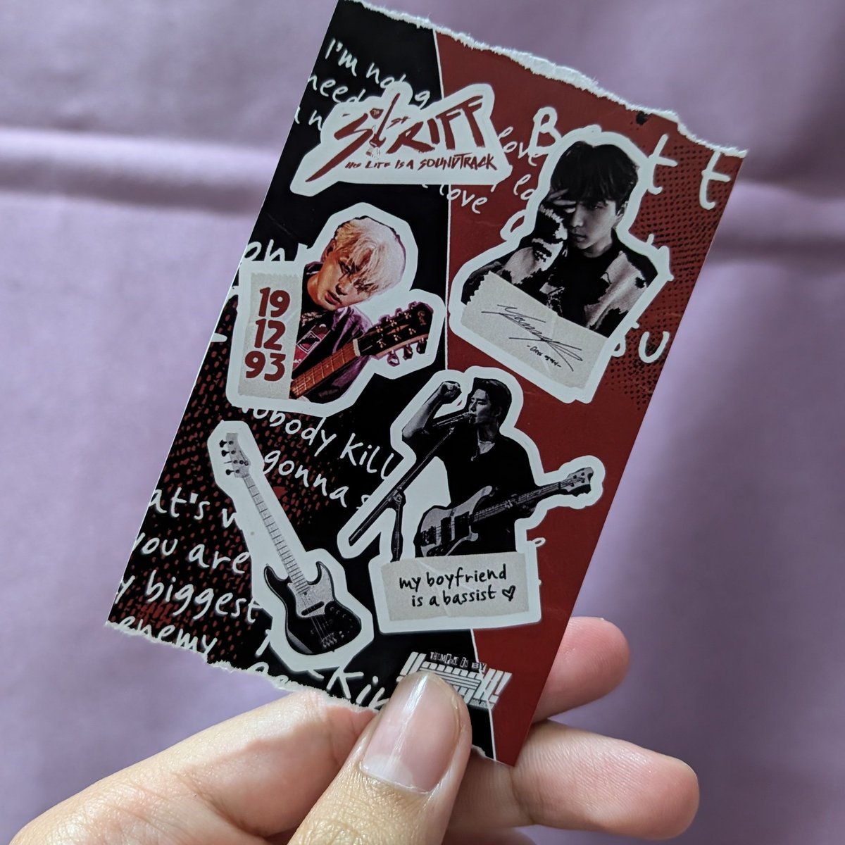 Z__q6's tweet photo. Yesterday was fun, meeting the old, same and new faces 🎸
For my boyfriend is a bassist 🤟🏻
#31stRiff @youngk_my https://t.co/1XqXg3a0SV
