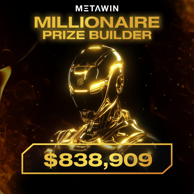 MetaWin's tweet photo. Win $840,000!

Claim Your Chance Today &amp; ENTER OUR UNCAPPED Jackpot! 🤑🤑

➡️https://t.co/D14GA1XhKI