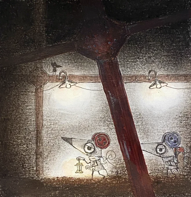 描きたい作風が思いつき試作中。 