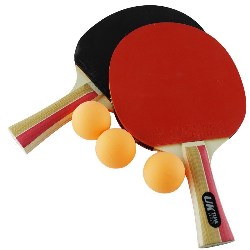 Here is a random Fun Fact.
Do you know that per regulation, a Table-Tennis bat has to be Red and Black color. The reason is quite interesting.
The Red side of the bat makes ball go faster and the Black is softer which makes the ball spin. . 1/2