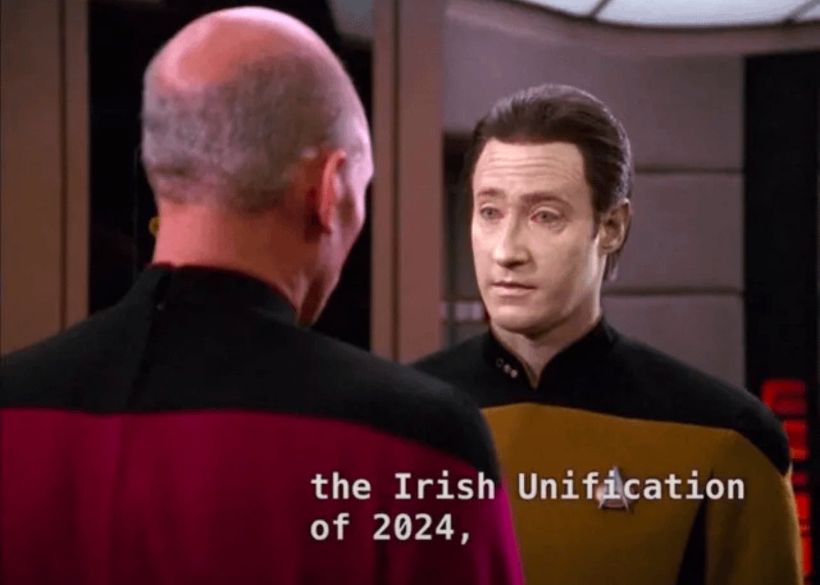 Either Star Trek got it wrong or this is about to be the most eventful 9 days in Irish history.