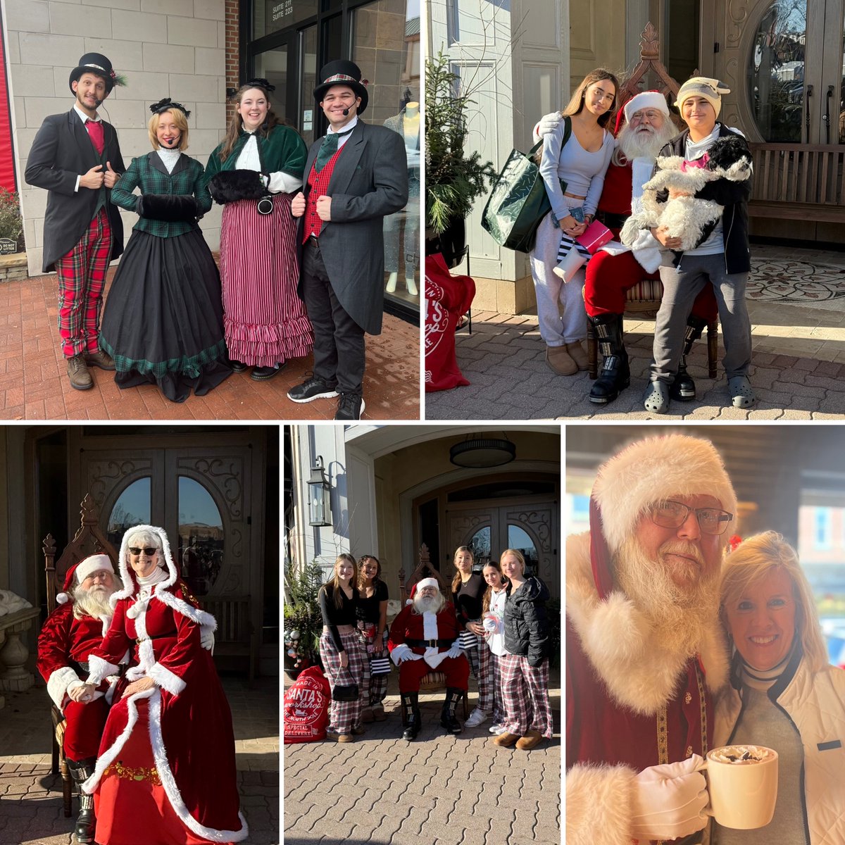 TODAY! SANTA SUNDAY,  12noon - 3pm! Roving Chicago Carolers too! Come SHOP! SANTA will be at Main &amp; Van Buren for pics (photographer on hand or DIY), Hidden Holiday Bear Scavenger Hunt, Naper Lights on Water Street too! Come bring your HOLIDAY LISTS  - downtownnaperville.com