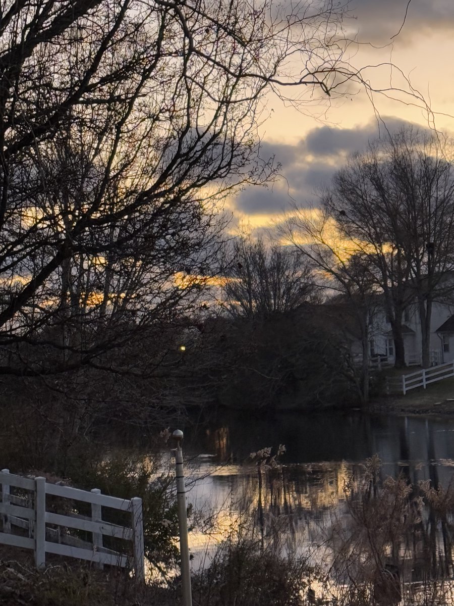 DrJane_E's tweet photo. Before sunrise and moonset on a cold morning.
December 22, 2024, shortly before 7:00 AM.
Virginia Beach, Virginia. Fourth Sunday in Advent.
#AdventLightDarkness. #AdventReflections. https://t.co/ZZaXjZWlyW